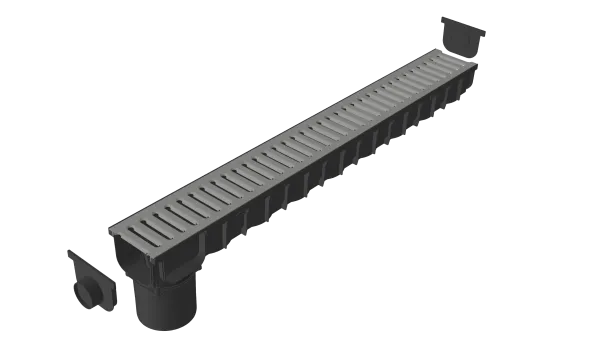 DekDrain Vela A15 Outlet Trapped Sump Gully with Leaf Guard